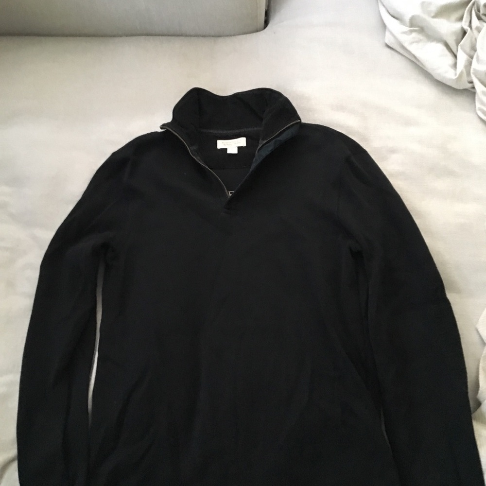 Black 1/4 zip Sweater